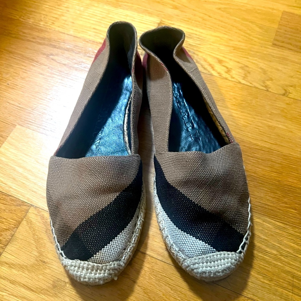 Classic Check Burberry Espadrilles 35